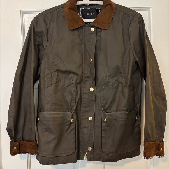 J. Crew Heritage Barn Jacket with Liberty London Floral Lining - Picture 3 of 3